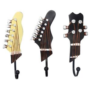 Guitar Head Wall Hooks Set